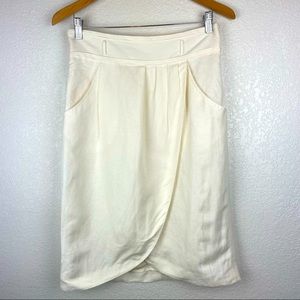 Antonio Melani cream white skirt